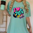 I Love The 70s Retro Cassette Roller Vinyl Disco Nostalgia Women's Comfort Colors T-Shirt Violet