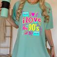 I Love The 90'S 90s Nostalgia Premium Tri-Blend Women's Comfort Colors T-Shirt Violet I Love The 90'S 90s Nostalgia Premium Tri-Blend Women's Comfort Colors T-Shirt Violet