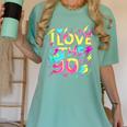 I Love The 90'S 90s Retro Nostalgia Women's Comfort Colors T-Shirt Violet