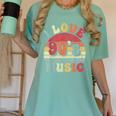 I Love 90's Music Retro Style Nostalgia Cassette 1990s Party Women's Comfort Colors T-Shirt Violet
