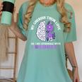 Love And Memory Floral Bain Inspirational Dementia Awareness Women's Comfort Colors T-Shirt Violet