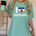 I Love Yugoslavia Proud Yugoslav Nostalgia Saying Women's Comfort Colors T-Shirt Violet