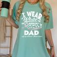 Lung Cancer Awareness I Wear In Memory Of My Dad Women's Comfort Colors T-Shirt Violet Lung Cancer Awareness I Wear In Memory Of My Dad Women's Comfort Colors T-Shirt Violet