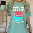 Macaroons Dessert Antisocial Introvert Pastries Food Lover Women's Comfort Colors T-Shirt Violet Macaroons Dessert Antisocial Introvert Pastries Food Lover Women's Comfort Colors T-Shirt Violet