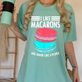 Macaroons Dessert Antisocial Introvert Pastries Food Lover Women's Comfort Colors T-Shirt Violet