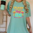 Made In 1990 Limited Edition 90s Nostalgia 34th Birthday Women's Comfort Colors T-Shirt Violet