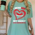 In My Memory Of My Aunt CHD AWARENESS Women's Comfort Colors T-Shirt Violet In My Memory Of My Aunt CHD AWARENESS Women's Comfort Colors T-Shirt Violet