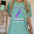 In Memory Of Daughter Suicide Awareness Prevention Women's Comfort Colors T-Shirt Violet