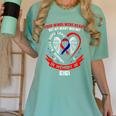 In Memory Of Gigi CHD Heart Disease Awareness Memorial Women's Comfort Colors T-Shirt Violet