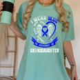 In Memory Of Granddaughter Colon Cancer Awareness Shirts Women's Comfort Colors T-Shirt Violet In Memory Of Granddaughter Colon Cancer Awareness Shirts Women's Comfort Colors T-Shirt Violet