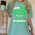 In My Memory Of My Grandpa NON-HODGKIN'S LYMPHOMA AWARENESS Women's Comfort Colors T-Shirt Violet