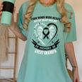 In Memory Of Great Grandpa Melanoma Cancer Awareness Women's Comfort Colors T-Shirt Violet In Memory Of Great Grandpa Melanoma Cancer Awareness Women's Comfort Colors T-Shirt Violet