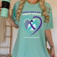 In Memory Of I Miss My Brother Suicide Prevention Awareness Women's Comfort Colors T-Shirt Violet In Memory Of I Miss My Brother Suicide Prevention Awareness Women's Comfort Colors T-Shirt Violet