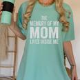The Memory Of My Mom Lives Inside Me Women's Comfort Colors T-Shirt Violet
