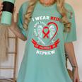 In Memory Of Nephew Heart Disease American Heart Month Women's Comfort Colors T-Shirt Violet