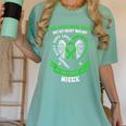 In Memory Of Niece Non Hodgkins Lymphoma Awareness Cancer Women's Comfort Colors T-Shirt Violet In Memory Of Niece Non Hodgkins Lymphoma Awareness Cancer Women's Comfort Colors T-Shirt Violet