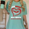 In My Memory Of My Wife AMYLOIDOSIS AWARENESS Women's Comfort Colors T-Shirt Violet In My Memory Of My Wife AMYLOIDOSIS AWARENESS Women's Comfort Colors T-Shirt Violet