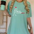 Merry Christ-Meh Christmas Introvert Women's Comfort Colors T-Shirt Violet Merry Christ-Meh Christmas Introvert Women's Comfort Colors T-Shirt Violet