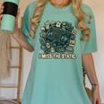 I Miss The Static Retro VHS Nostalgia Art Women's Comfort Colors T-Shirt Violet