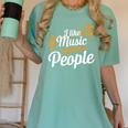 I Like Music More Than People Fan Introvert Women's Comfort Colors T-Shirt Violet I Like Music More Than People Fan Introvert Women's Comfort Colors T-Shirt Violet