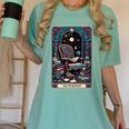 Mystical Library Book Reader The Introvert Tarot Card Women's Comfort Colors T-Shirt Violet Mystical Library Book Reader The Introvert Tarot Card Women's Comfort Colors T-Shirt Violet