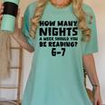 How Many Nights A Week Should You Be Reading 6-7 Book Lover Women's Comfort Colors T-Shirt Violet How Many Nights A Week Should You Be Reading 6-7 Book Lover Women's Comfort Colors T-Shirt Violet
