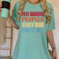 No People Only Cats Introvert Women's Comfort Colors T-Shirt Violet