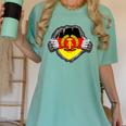 Nostalgia Chest Flag GDR Women's Comfort Colors T-Shirt Violet