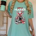 Not A Hugger Teddy Bear Antisocial Introvert Women's Comfort Colors T-Shirt Violet