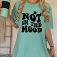 Not In The Mood Anti Social Introvert Sarcastic Retro Women's Comfort Colors T-Shirt Violet