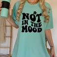 Not In The Mood Anti Social Introvert Sarcastic Retro Women's Comfort Colors T-Shirt Violet Not In The Mood Anti Social Introvert Sarcastic Retro Women's Comfort Colors T-Shirt Violet