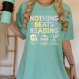 Nothing Beats Reading Book Librarian Across America Kids Women's Comfort Colors T-Shirt Violet