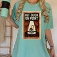 Off-Book On Point Theater Drama Women's Comfort Colors T-Shirt Violet