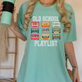 Old School Playlist Nostalgia Vibes Cassette Women's Comfort Colors T-Shirt Violet