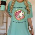 Me After One Social Interaction Introvert Saying Women's Comfort Colors T-Shirt Violet