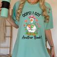 Oops I Got Another Book Cute Goose Librarian Reading Teacher Women's Comfort Colors T-Shirt Violet Oops I Got Another Book Cute Goose Librarian Reading Teacher Women's Comfort Colors T-Shirt Violet