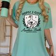 OOPS I GOT Another Book Design Women's Comfort Colors T-Shirt Violet