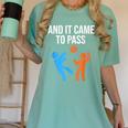 And It Came To Pass Book Of Mormon LDS Missionary Women's Comfort Colors T-Shirt Violet