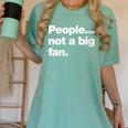 People Not a Big Fan A Deadpan Design For Introverts Women's Comfort Colors T-Shirt Violet