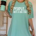 People Not A Big Fan Sarcasm Introvert Sarcastic Distressed Women's Comfort Colors T-Shirt Violet People Not A Big Fan Sarcasm Introvert Sarcastic Distressed Women's Comfort Colors T-Shirt Violet