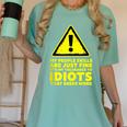 My People Skills Are Just Fine Sarcastic Introvert Women's Comfort Colors T-Shirt Violet