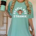 People Are Strange Monkey Introvert People Hater Women's Comfort Colors T-Shirt Violet