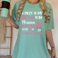 A Piece Of My Heart Is In Heaven In Memory Of My Friend Women's Comfort Colors T-Shirt Violet A Piece Of My Heart Is In Heaven In Memory Of My Friend Women's Comfort Colors T-Shirt Violet
