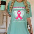 Pink In Memory Of Daughter In Law Breast Cancer Heart Print Women's Comfort Colors T-Shirt Violet Pink In Memory Of Daughter In Law Breast Cancer Heart Print Women's Comfort Colors T-Shirt Violet