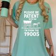 Playful Slow Pace Please Be Patient I'm From The 1900s Women's Comfort Colors T-Shirt Violet