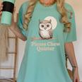 Please Chew Quieter Introvert Christmas Bird Lover Women's Comfort Colors T-Shirt Violet Please Chew Quieter Introvert Christmas Bird Lover Women's Comfort Colors T-Shirt Violet