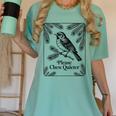 Please Chew Quieter Introvert Nature Bird Lover Women's Comfort Colors T-Shirt Violet