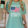 Please Be Patient With Me I'm From The 1900s American Flag Women's Comfort Colors T-Shirt Violet