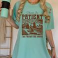Please Be Patient With Me I'm From The 1900s Country Girl Women's Comfort Colors T-Shirt Violet Please Be Patient With Me I'm From The 1900s Country Girl Women's Comfort Colors T-Shirt Violet