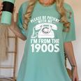 Please Be Patient With Me I'm From The 1900s Premium Tri-Blend Women's Comfort Colors T-Shirt Violet